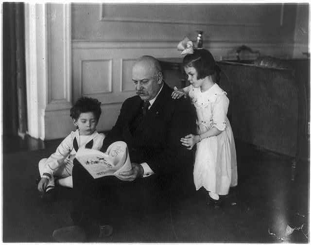 -"And now, sweet grandchildren, you must promise that you will never bring this sub-par manuscript to light." -"We won't. We swear on our grandfather's grave."